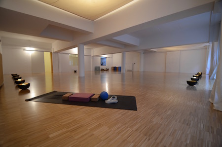 Übungsraum der sanghayoga Schule in München